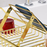 Adjustable Stainless Steel Bathtub Caddy Tray