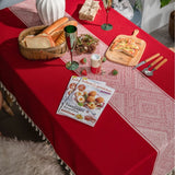 Glisstra Geometric Tassel Tablecloth