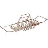 Adjustable Stainless Steel Bathtub Caddy Tray