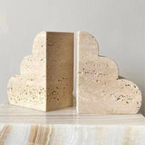 Elysian Travertine Bookends