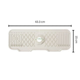 Aqua Slope Rubber Faucet Sink Mat