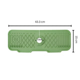 Aqua Slope Rubber Faucet Sink Mat