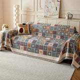 Geneva Boho Knitted Sofa Cover