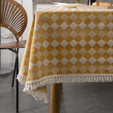 Heritage Checkered Tablecloth