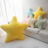 Cuddly Pastel Fluffy Star Cushion