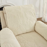 Verdant Leaf Pattern Recliner Cover