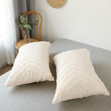 Chevron Plush Quilt Cover | 3pcs Set