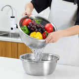 Rinse Mix Stainless Colander Duo Set