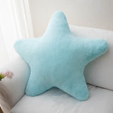 Cuddly Pastel Fluffy Star Cushion