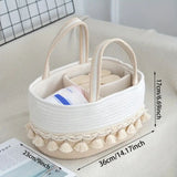 Lace Trim Baby Caddy Organizer