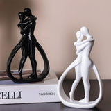 Embrace Resin Couple Sculpture