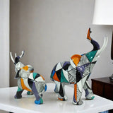 Luxury Abstract Elephant Figurine