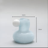 Celestial Nordic Glass Candle Holder