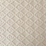 Leaf Embroidery Fleece Winter Blanket