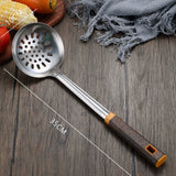 Wood Grain Stainless Steel Utensils | 6pcs Set