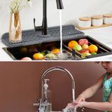 Aqua Slope Rubber Faucet Sink Mat