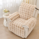 Faux Fur Recliner Sofa Cover
