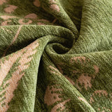 Foliage Floral Chenille Sofa Cover