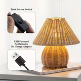 Noya Rattan Table Lamp Home Decor
