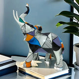 Luxury Abstract Elephant Figurine