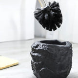 Retro Stone Ceramic Toilet Brush
