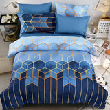 Golden Cosmo Hive | 3pcs Duvet Cover Sets