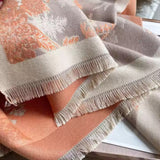 Nuvé Floral Soft Double Sided Scarf