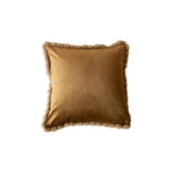 Velvet Pom-Pom Trim Cushion Cover