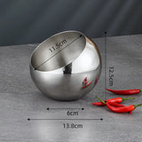 Modern Arc Steel Fruit Bowl