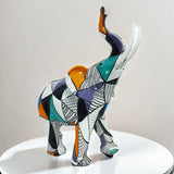 Luxury Abstract Elephant Figurine