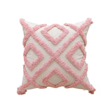 Tassel-Trimmed Boho Floral Cushions