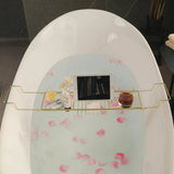 Adjustable Stainless Steel Bathtub Caddy Tray
