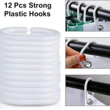 Tropical Monstera Leaves Shower Curtain