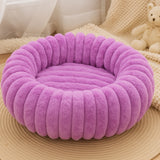 Purrfectly Plush Round Pet Bed