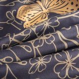 Valora Midnight Butterfly Duvet Cover | 3pcs Set