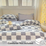 Chateau Checkered Bedding Set | 3pcs Set