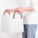 Weave Grid Tote Storage