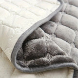 Velvet Grid Recliner Cover