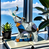 Luxury Abstract Elephant Figurine