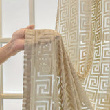 Imperial Maze Embroidered Curtain
