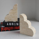 Elysian Travertine Bookends