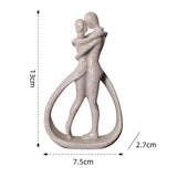 Embrace Resin Couple Sculpture