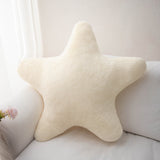 Cuddly Pastel Fluffy Star Cushion