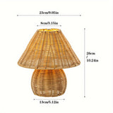 Noya Rattan Table Lamp Home Decor