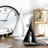 Minimalist Sailboat Inspired Table Decor Pair