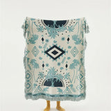 Azura Boho Geometric Knit Blanket