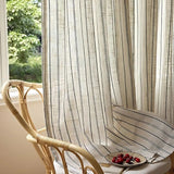 Soft Flow Vertical Stripe Curtain