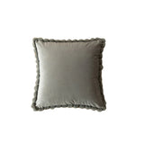 Velvet Pom-Pom Trim Cushion Cover