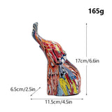 Graffiti Elephant Resin Figurine