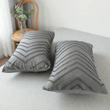 Chevron Plush Quilt Cover | 3pcs Set